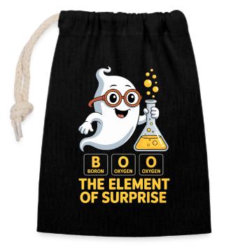 Halloween Chemistry Laboratory Humor - Verschließbarer Geschenkbeutel aus Baumwolle (14x20cm) - Schwarz - Vorne