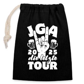 Bachelor Party - The Last Tour 2025 - Closable cotton gift bag (14x20cm) - black - Front