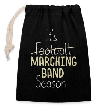 Football - Fanfare Saison Amateur de musique - Sac cadeau en coton avec cordon (14 x 20 cm) - noir - Devant