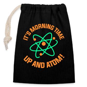 Chemistry Chemist Chemistry Teacher - Closable cotton gift bag (14x20cm) - black - Front