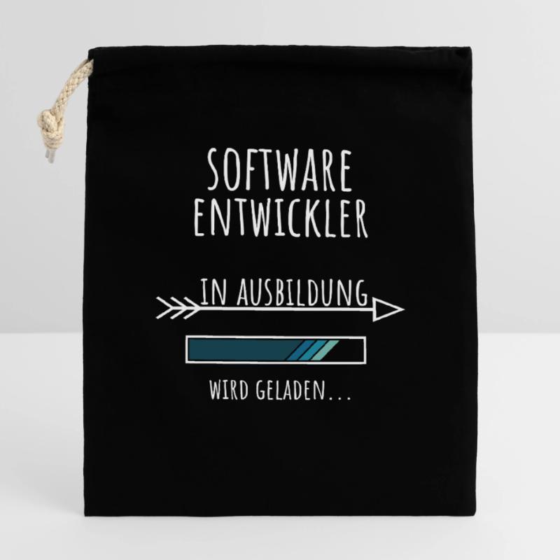 Informatik Studium Beruf Softwareentwickler Verschließbarer Geschenkbeutel aus Baumwolle (14x20cm)