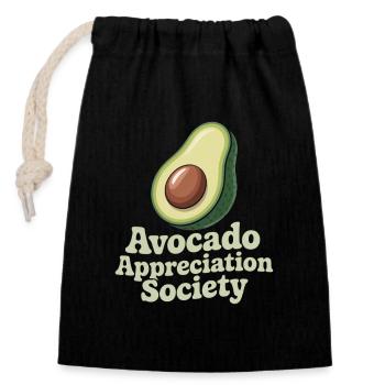 Société d’Appréciation de l’Avocat - Sac cadeau en coton avec cordon (14 x 20 cm) - noir - Devant