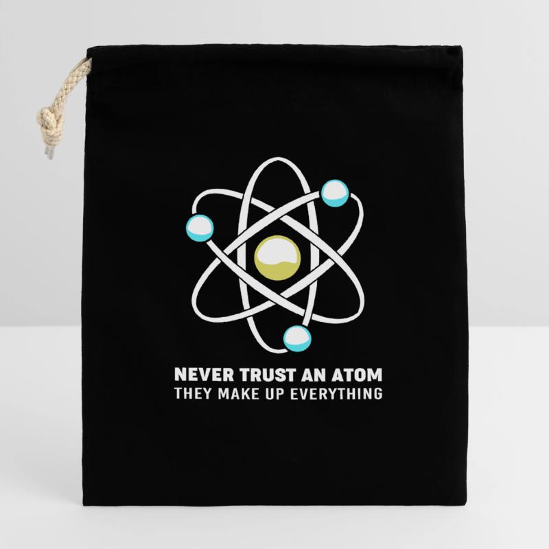 Quantum Physics Quantum Physics Quantum Leap Closable cotton gift bag (14x20cm)
