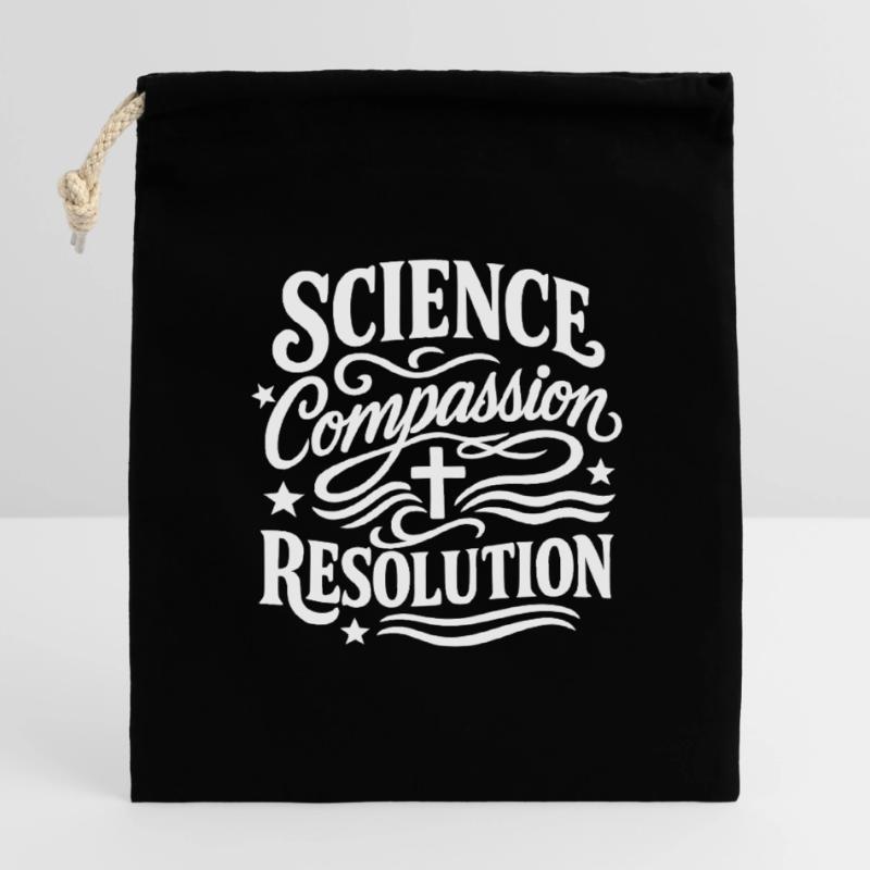 Forensic Nurse Practitioner Compassion Resolution Verschließbarer Geschenkbeutel aus Baumwolle (14x20cm)