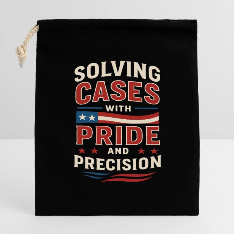 Forensic Nurse Practitioner Pride & Precision Verschließbarer Geschenkbeutel aus Baumwolle (14x20cm)