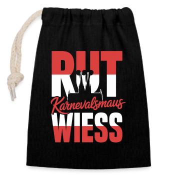 Carnival Mouse Rut Wiess Cologne Cologne Cologne Carnival Mouse - Closable cotton gift bag (14x20cm) - black - Front
