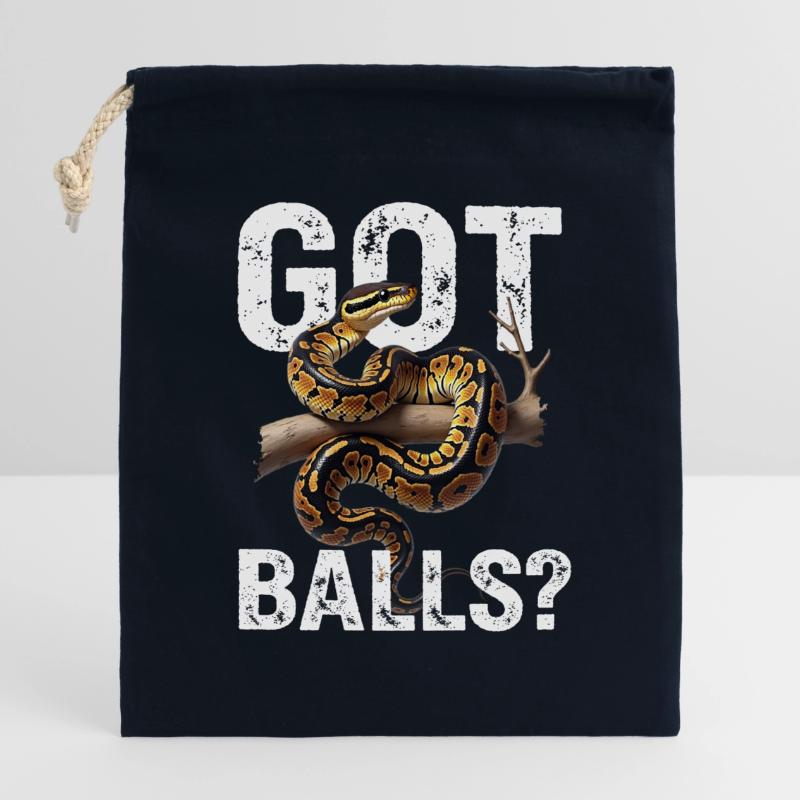 King Python Snakes Lover Terrarium Python Closable cotton gift bag (14x20cm)
