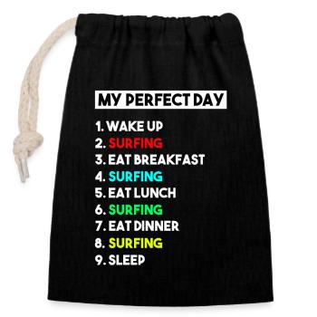 My Perfect Day Play Modeling Funny Sculptor - Closable cotton gift bag (14x20cm) - black - Front