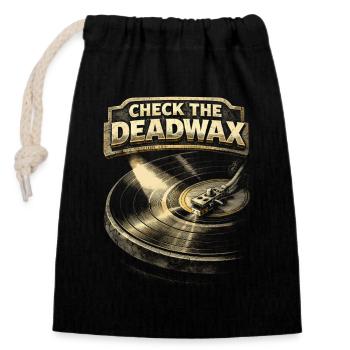 Disques vinyles de collection Vinyl Vinyl Collections - Sac cadeau en coton avec cordon (14 x 20 cm) - noir - Devant