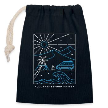 Camping Scouts Bergwanderung Waldcamper - Verschließbarer Geschenkbeutel aus Baumwolle (14x20cm) - Navy - Vorne
