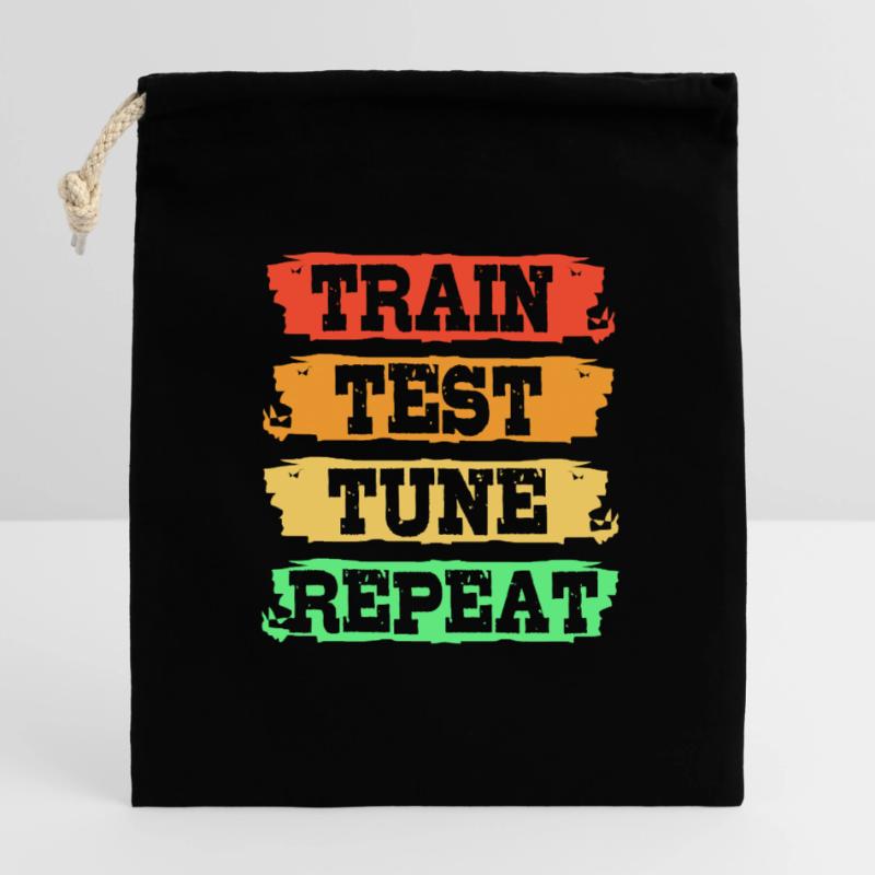 GPT Coder Programmierer Verschließbarer Geschenkbeutel aus Baumwolle (14x20cm)