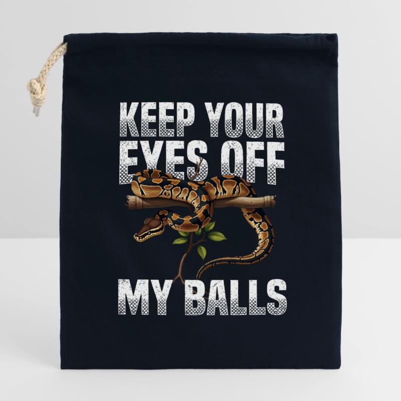 King Python Snakes Lover Terrarium Python Closable cotton gift bag (14x20cm)