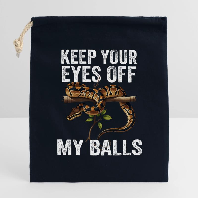King Python Snakes Lover Terrarium Python Closable cotton gift bag (14x20cm)