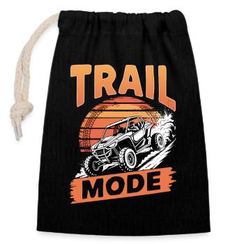 UTV Off Road 4 Wheeler Side by side - Verschließbarer Geschenkbeutel aus Baumwolle (14x20cm) - Schwarz - Vorne