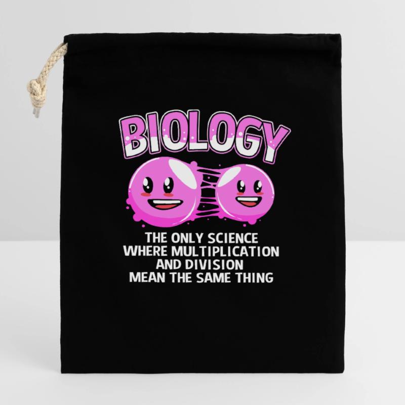 Molecule Structural Formula Closable cotton gift bag (14x20cm)