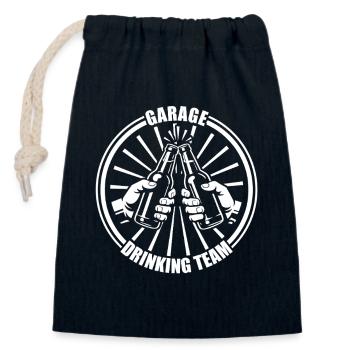 Garage Drinking Team Car lover car guy mechanic - Verschließbarer Geschenkbeutel aus Baumwolle (14x20cm) - Navy - Vorne