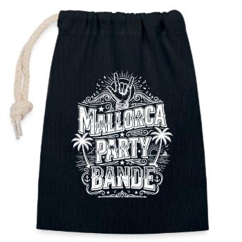 Gang du Parti de Majorque - Sac cadeau en coton avec cordon (14 x 20 cm) - bleu marine - Devant