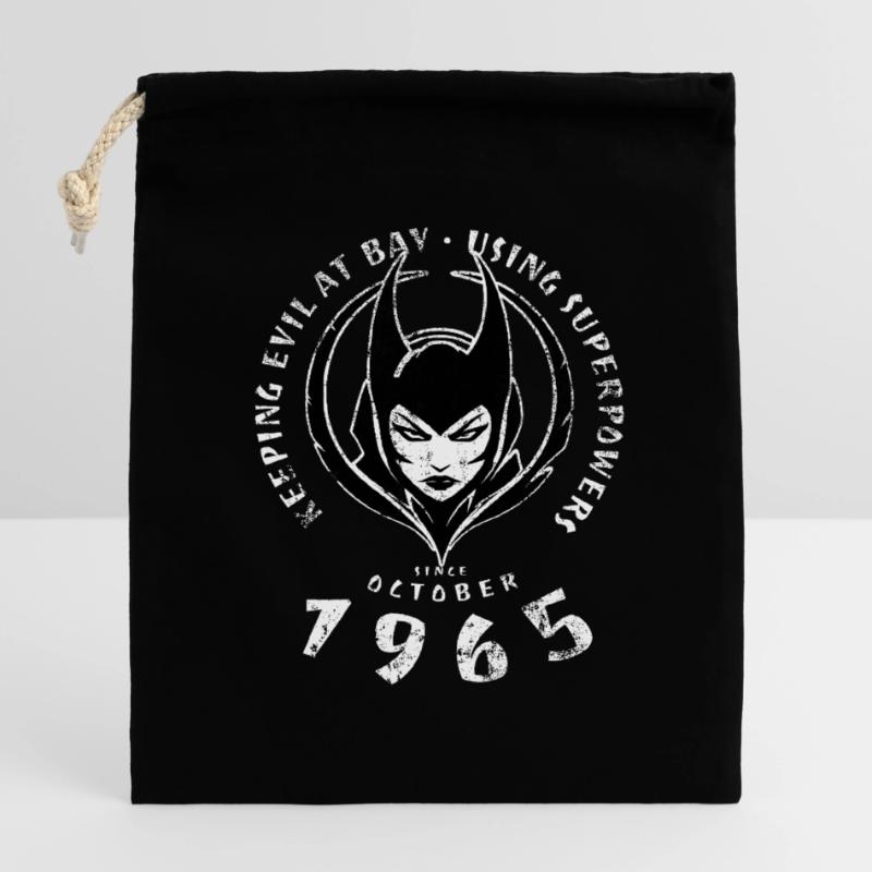60. Geburtstag Using Superpowers Since 10/1965 Verschließbarer Geschenkbeutel aus Baumwolle (14x20cm)