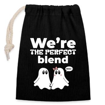 T-shirts with Funny Phrases - Fantasmitas 03 - Closable cotton gift bag (14x20cm) - black - Front