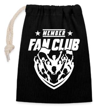Fan Club Mannschaft Team - Sac cadeau en coton avec cordon (14 x 20 cm) - noir - Devant