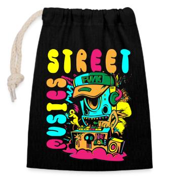Urban Sprayer Streetwear Streetstyle - Closable cotton gift bag (14x20cm) - black - Front
