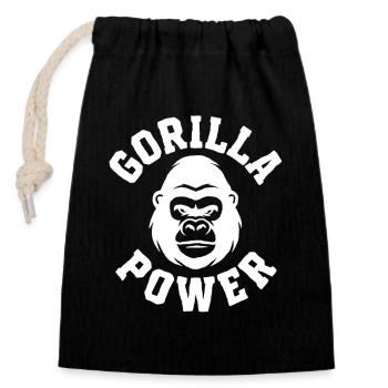 Power: Pure Strength & Primate Guardian - Closable cotton gift bag (14x20cm) - black - Front