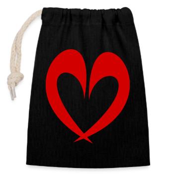 anniversary. Anniversary Decade. humor. funny - Closable cotton gift bag (14x20cm) - black - Front