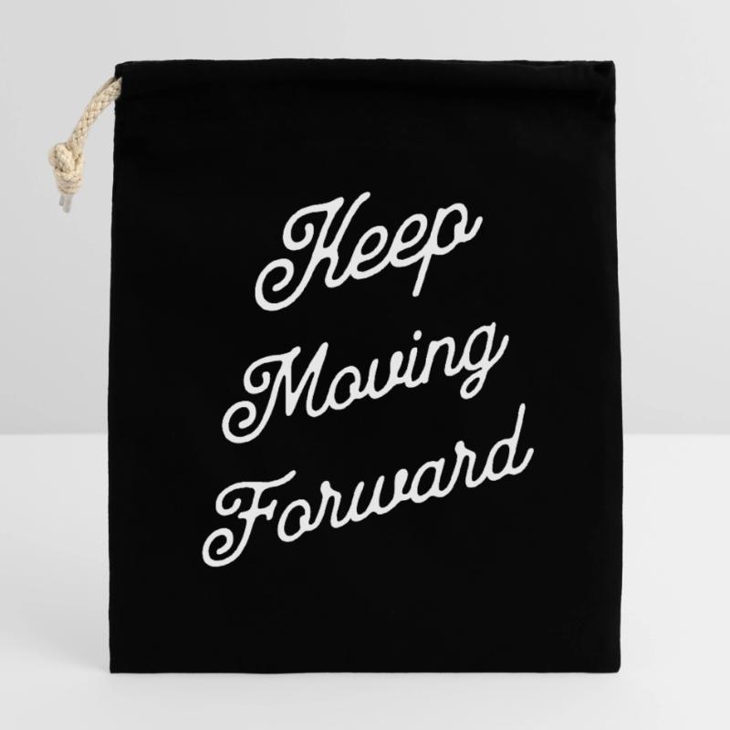 Advanced Always Lettering Script Closable cotton gift bag (14x20cm)