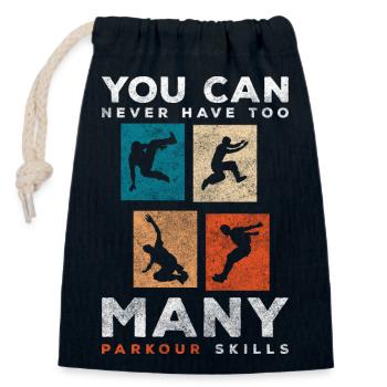 Freerunner Sporty Underground Fast - Closable cotton gift bag (14x20cm) - navy - Front