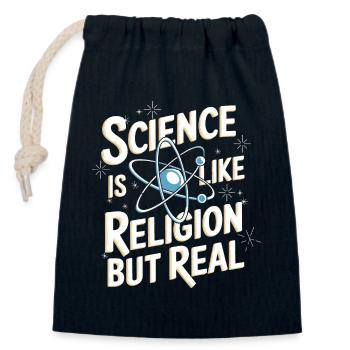 Atheismus Atheist Anti-Religion Agnostiker - Verschließbarer Geschenkbeutel aus Baumwolle (14x20cm) - Navy - Vorne