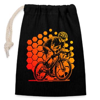 Road Bike Love Clear Look for Road Bike - Sac cadeau en coton avec cordon (14 x 20 cm) - noir - Devant