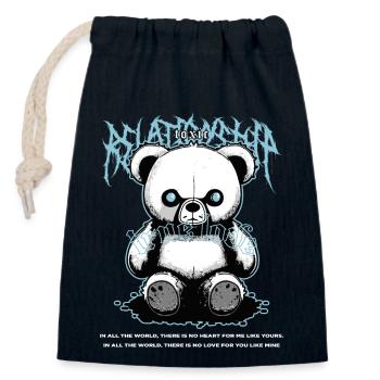Toxic True Love a - Closable cotton gift bag (14x20cm) - navy - Front