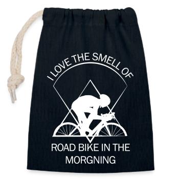 Rennrad - Verschließbarer Geschenkbeutel aus Baumwolle (14x20cm) - Navy - Vorne