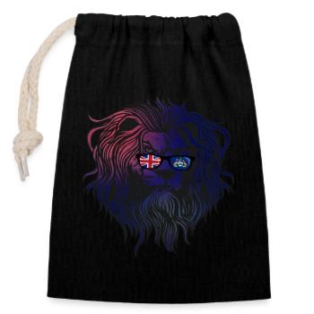 Ascension - Closable cotton gift bag (14x20cm) - black - Front
