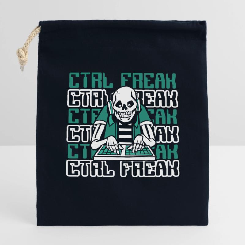 CTRL Freak Software Developer Developer Closable cotton gift bag (14x20cm)