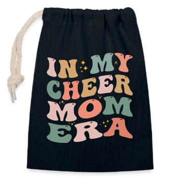 In meiner Cheer-Mom-Ära - Verschließbarer Geschenkbeutel aus Baumwolle (14x20cm) - Navy - Vorne