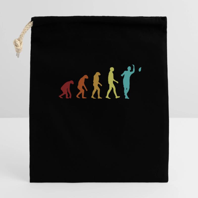 Cornhole Evolution Planches Sac de haricots Jeu Cornhole Sac cadeau en coton avec cordon (14 x 20 cm)