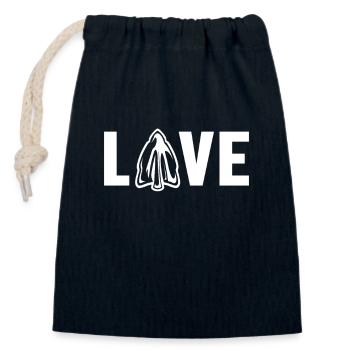 Love Arrowhead Collecting Jagdspitzen Pfeilspitzen - Verschließbarer Geschenkbeutel aus Baumwolle (14x20cm) - Navy - Vorne