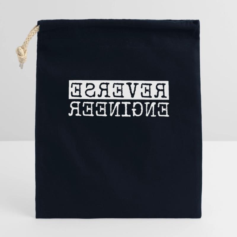 Reverse Engineer Softwareingenieur Developer Verschließbarer Geschenkbeutel aus Baumwolle (14x20cm)