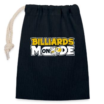 Billiards Mode On Billiards Snooker Billardtisch - Verschließbarer Geschenkbeutel aus Baumwolle (14x20cm) - Navy - Vorne