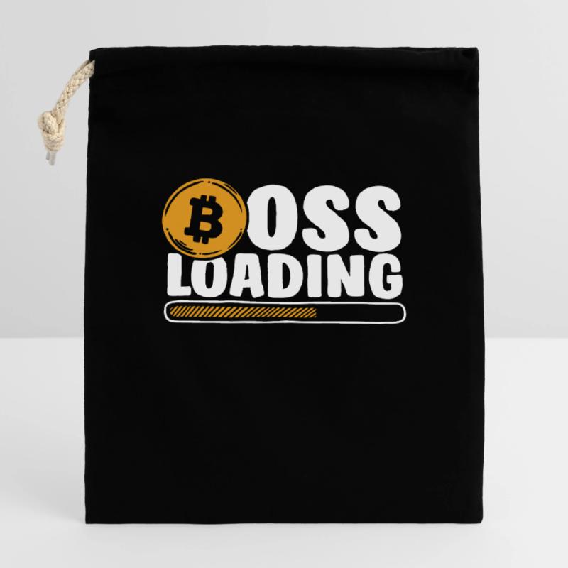 Loading Crypto Kryptowährung Blockchain Verschließbarer Geschenkbeutel aus Baumwolle (14x20cm)