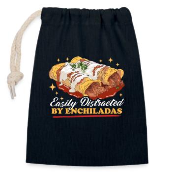 Enchilada mexikanisches Essen Enchiladas Geschenk - Verschließbarer Geschenkbeutel aus Baumwolle (14x20cm) - Navy - Vorne