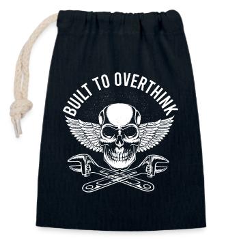 Mechanical Engineering Mechanical Engineer - Closable cotton gift bag (14x20cm) - navy - Front