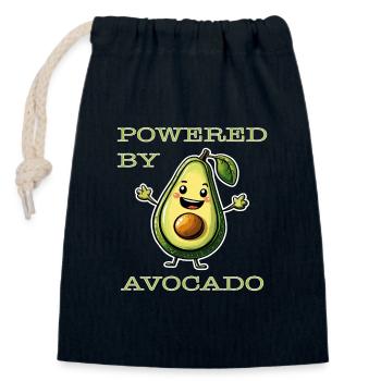 powered by avocado - BIO - Mode - Closable cotton gift bag (14x20cm) - navy - Front