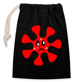anniversary. Anniversary Decade. humor. funny - Closable cotton gift bag (14x20cm) - black - Front