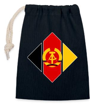 Badge Air Force of the NVA - Closable cotton gift bag (14x20cm) - navy - Front