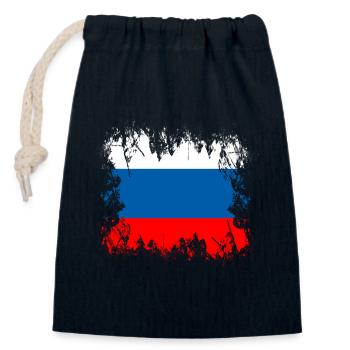 Slowenien - Slowenien - Verschließbarer Geschenkbeutel aus Baumwolle (14x20cm) - Navy - Vorne