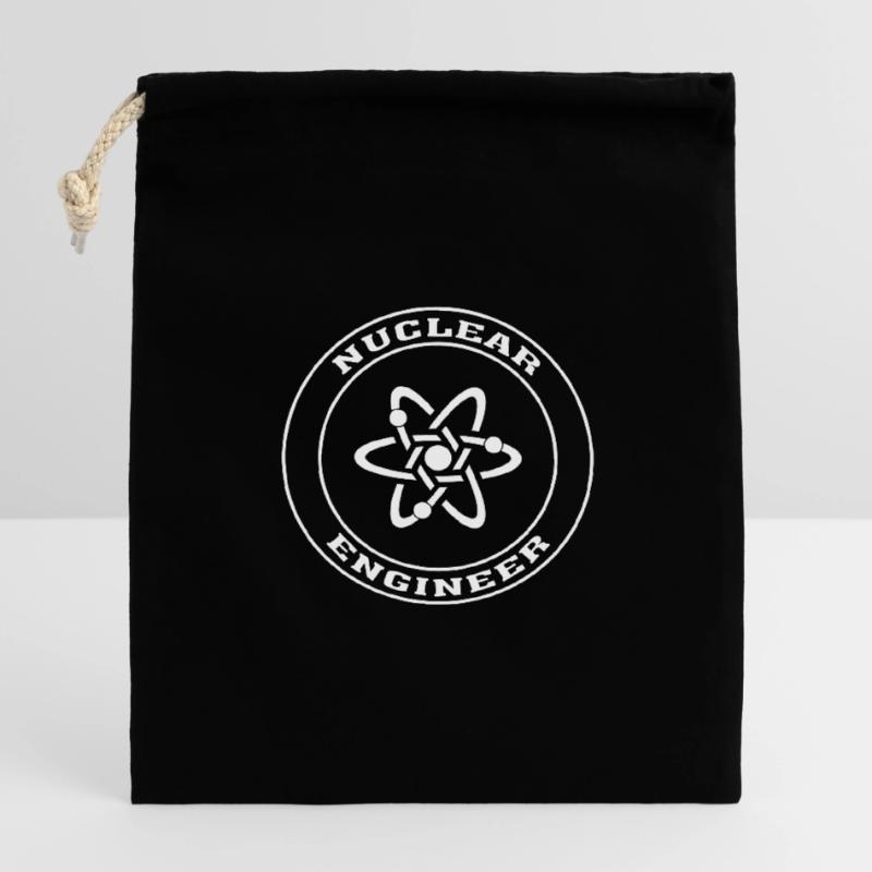 Nuclear Engineer Geschenk, Nuclear Engineering Shirt Verschließbarer Geschenkbeutel aus Baumwolle (14x20cm)