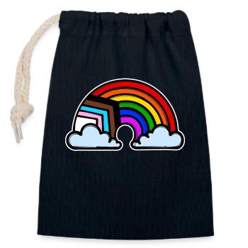 Rechte Homosexueller Lgbt Regenbogen Homosexuell - Verschließbarer Geschenkbeutel aus Baumwolle (14x20cm) - Navy - Vorne