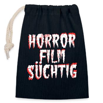 Kino Streaming Theater Movies Statement Filmabend - Verschließbarer Geschenkbeutel aus Baumwolle (14x20cm) - Navy - Vorne